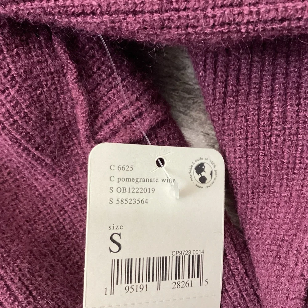 Free People Saffron Open Back Sweater Top Size Small NWT